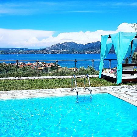 Luxury Villa Athina Nikiána Kültér fotó