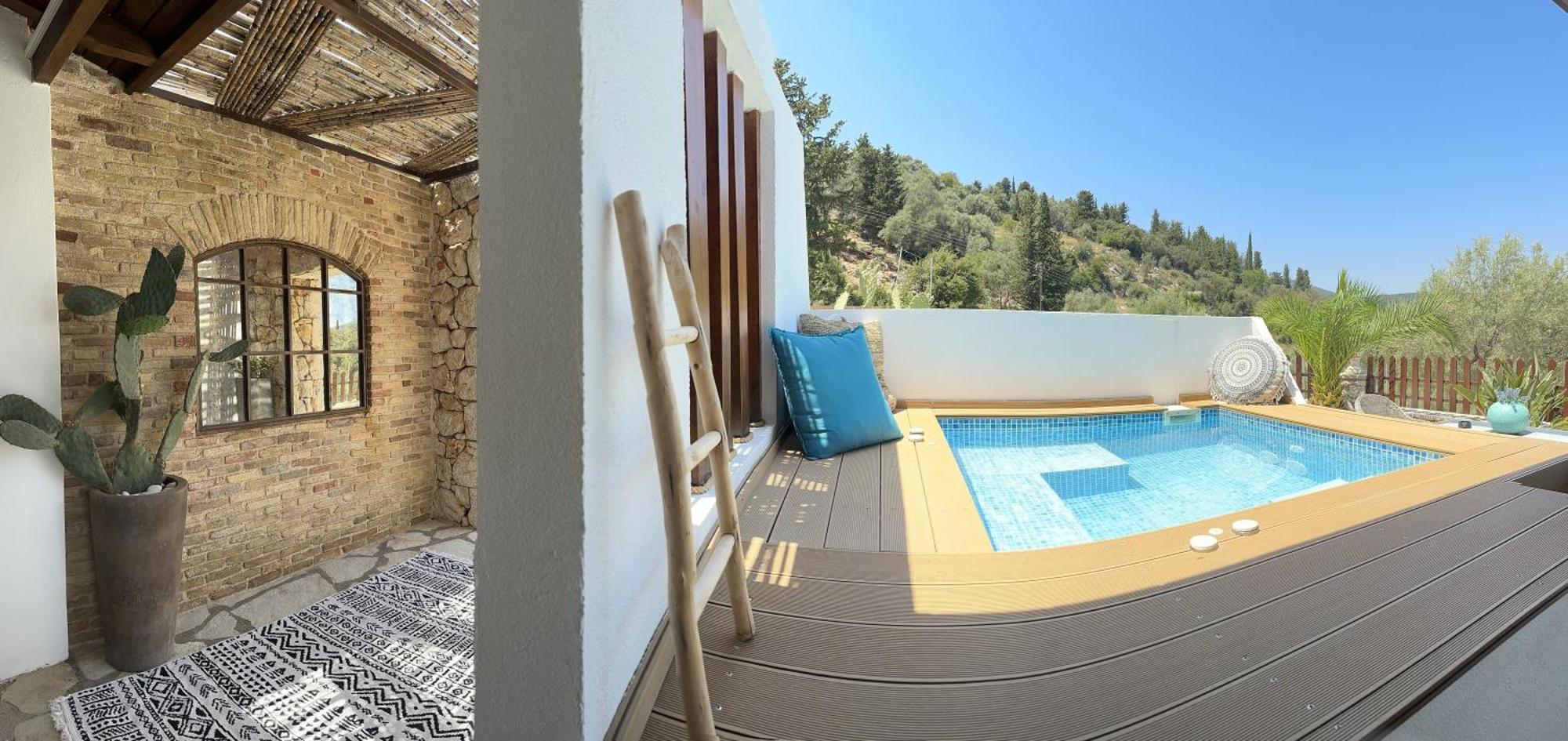 Luxury Villa Athina Nikiána Kültér fotó