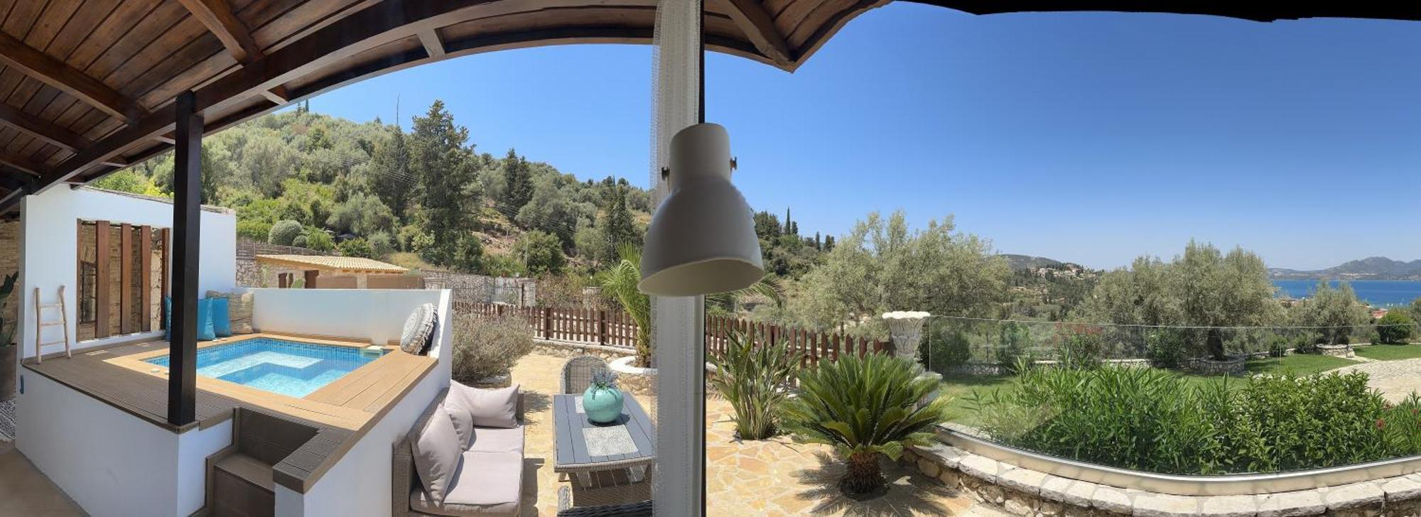 Luxury Villa Athina Nikiána Kültér fotó